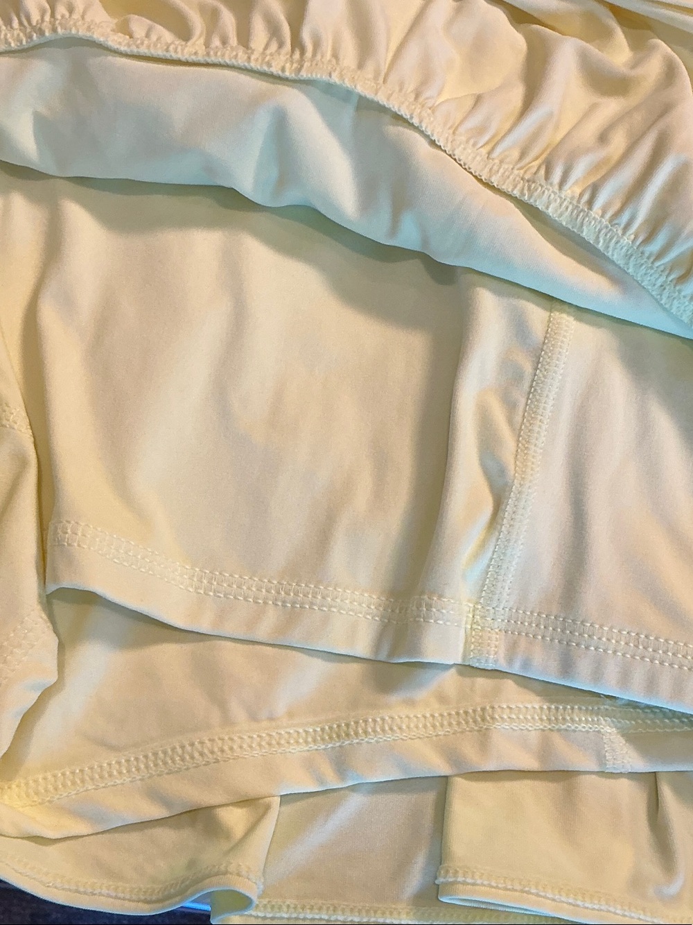 Tiered Ruffle Skort in Bright Yellow - Picture 6 of 10